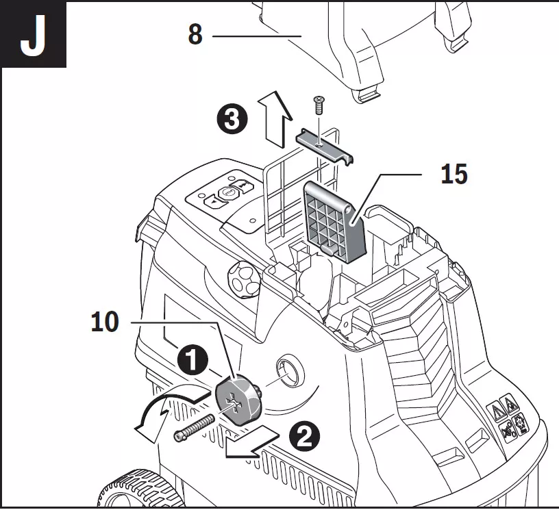 Tôle de guidage réf. 2 609 004 912 Bosch